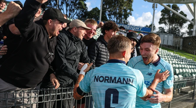 Brandon Ruffell Auckland FC battle to complete 100% Round 1 record | The Oceania ...