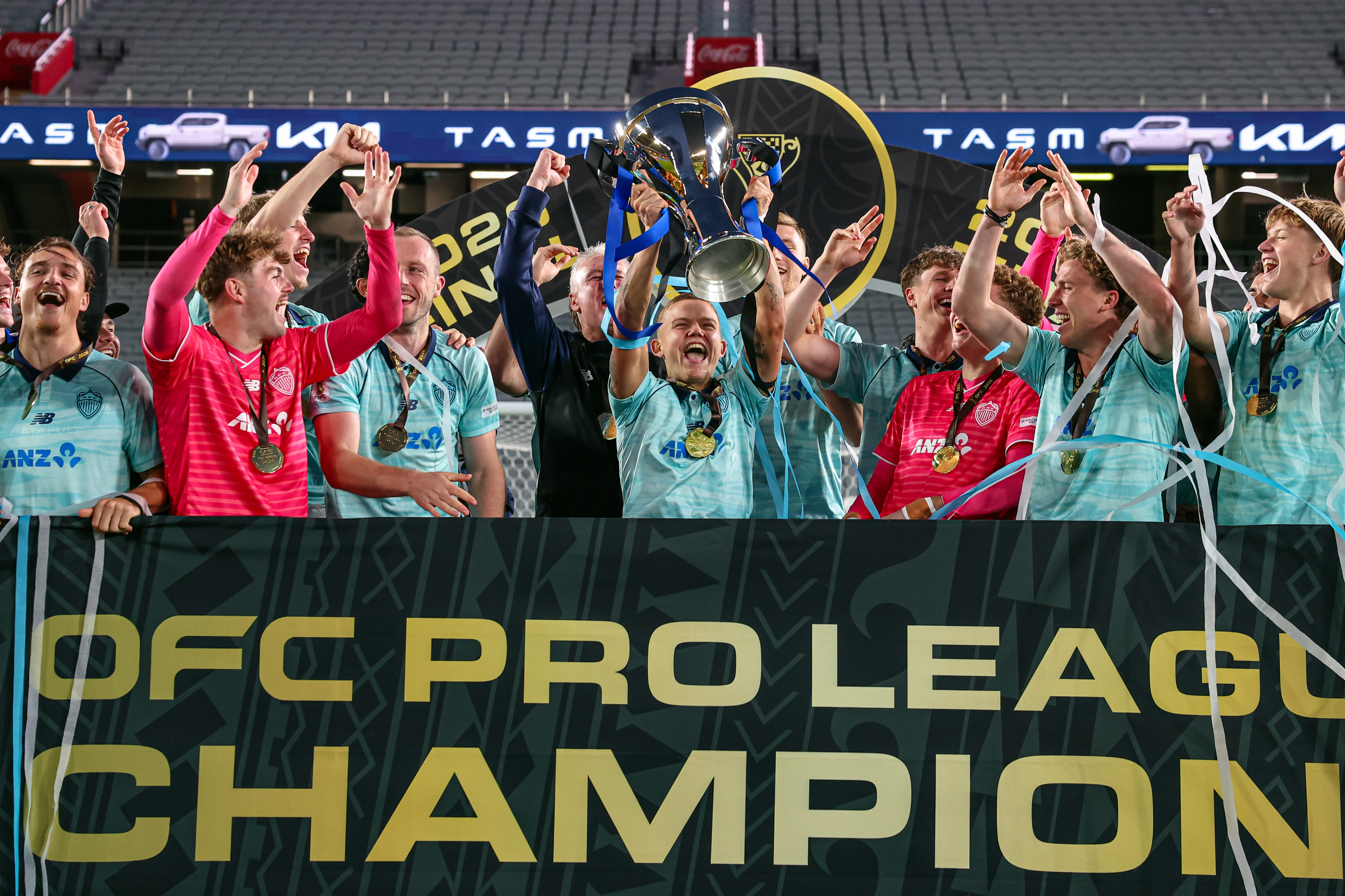 Auckland FC Trophy List Daniel Normann